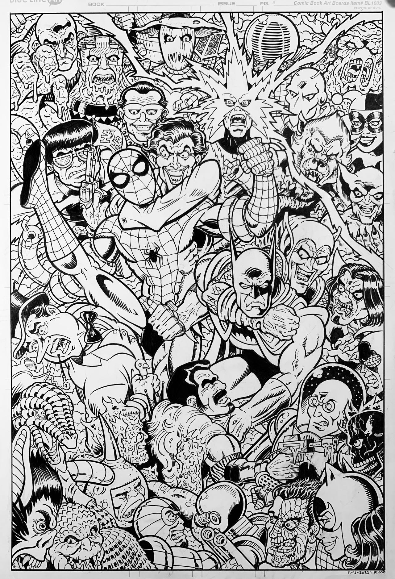 Spider-Man Batman joker green goblin