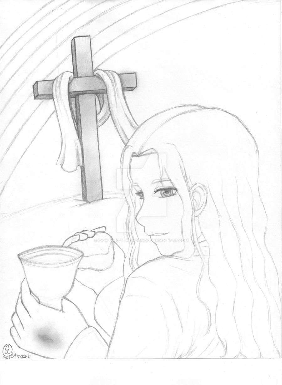 Jesus Anime Edition By Xxmidnightmemoryxx On Deviantart