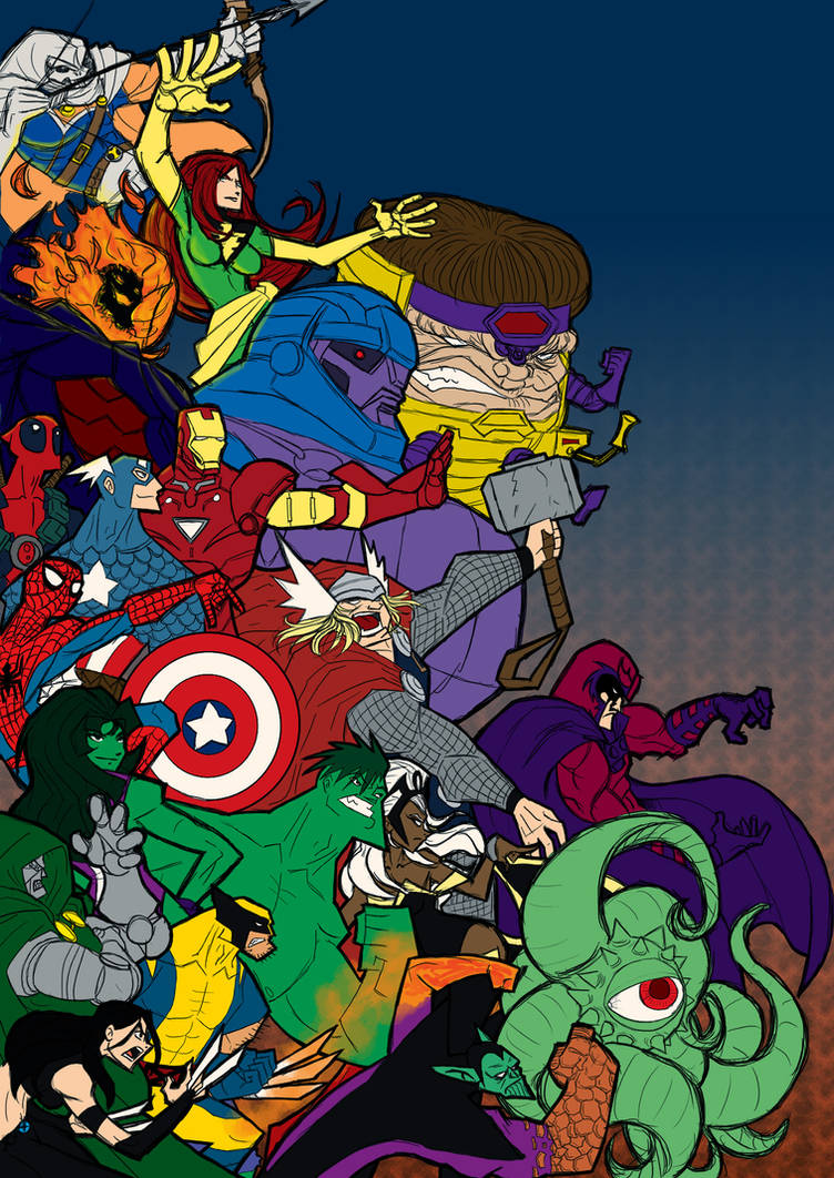 Marvel vs. Capcom 3: Marvel by Franckjp on DeviantArt