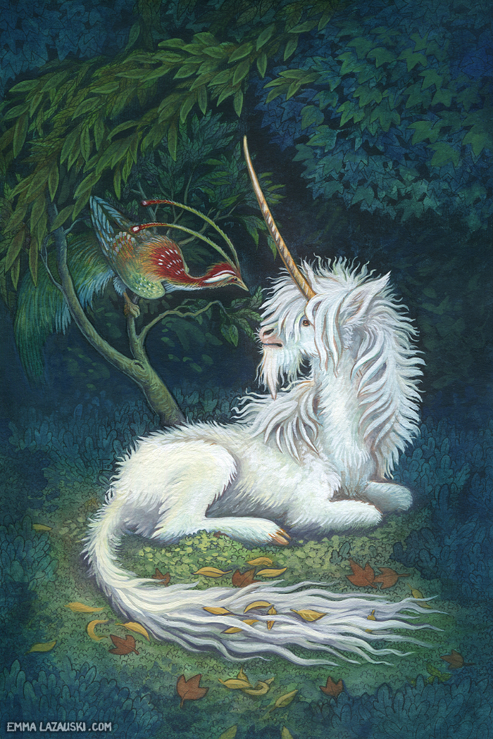 Woodland Unicorn by emmalazauski Woodland Unicorn by emmalazauski