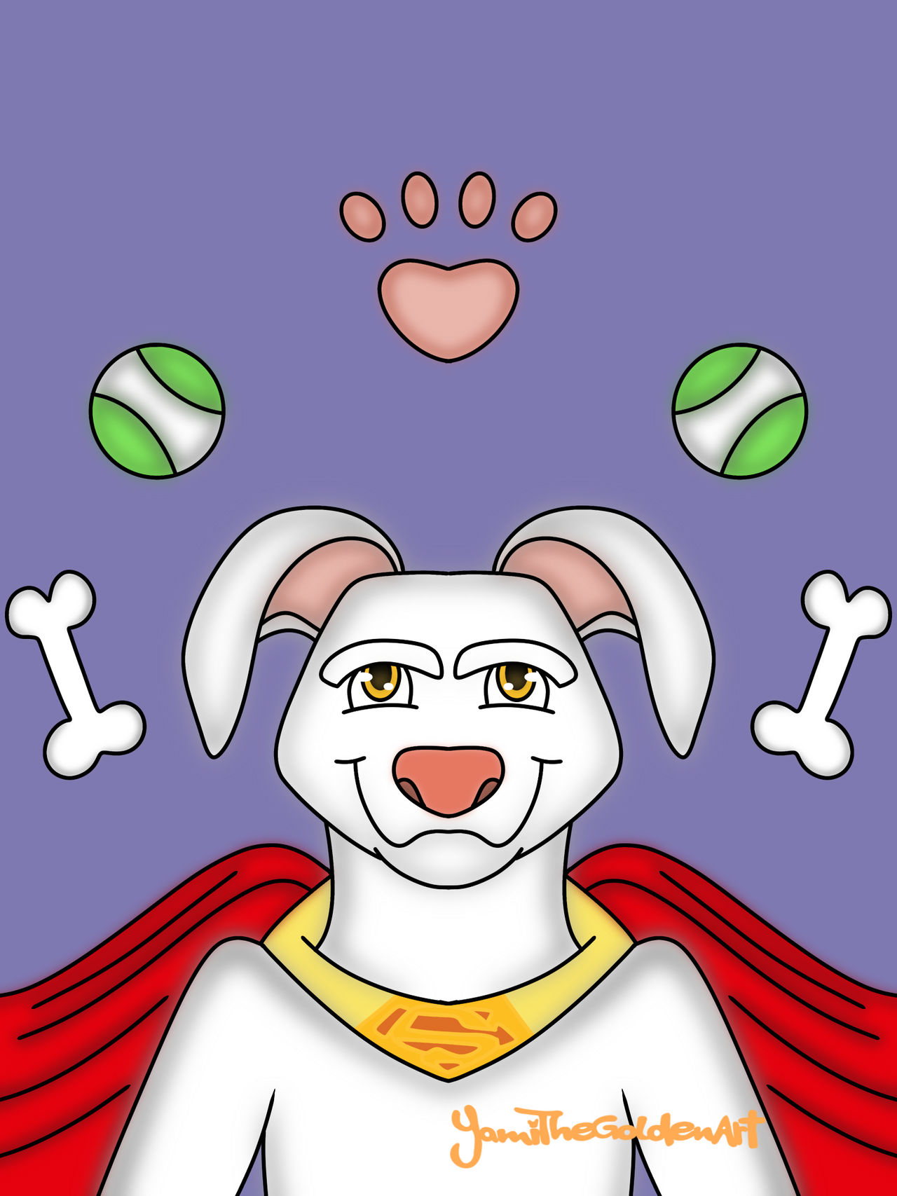 Krypto The Super Dog Cartoon/Movie Fanart by YamiTheGolden on DeviantArt