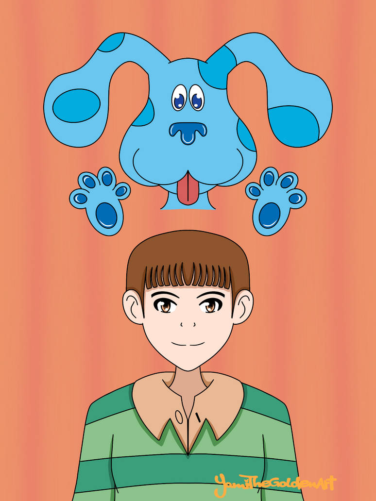 Blue and Steve-Blue Clues (Cartoon,Show) Fanart by YamiTheGolden on ...