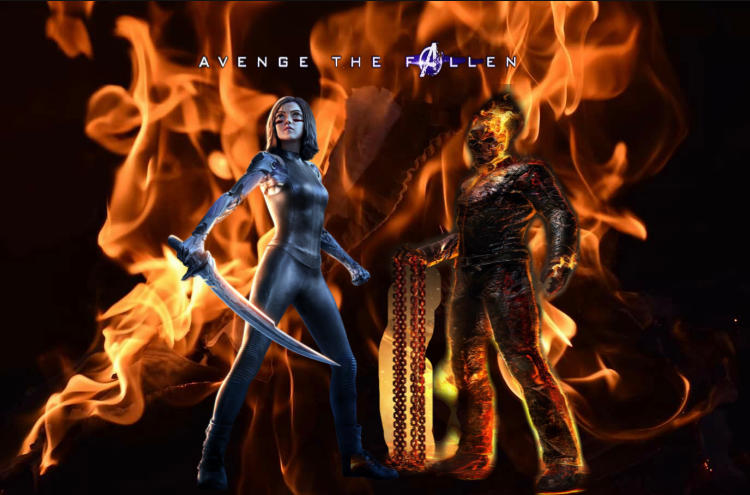 Ghost Rider Talia Ghost Rider and Alita Team Up by HumanTorch223 on DeviantArt