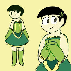 *choro in a dress*