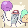 *my friends lollipop and taco!*