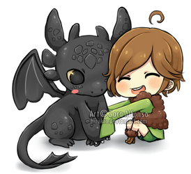 Toothless and Hiccup