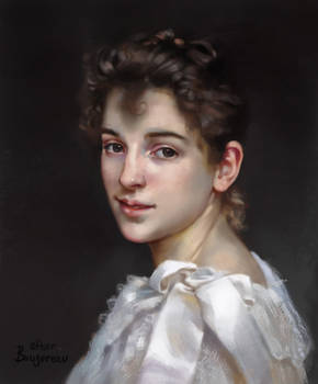 Gabrielle Cot - Bouguereau Study