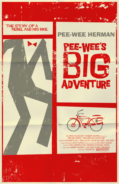 Pee-Wee's Big Adventure Poster