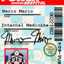 Dr. Mario ID Badge