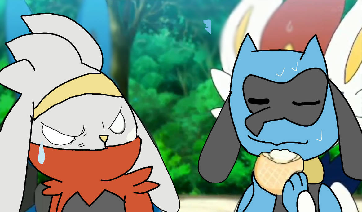 Riolu made Raboot Angry by AymaneDrawings on DeviantArt