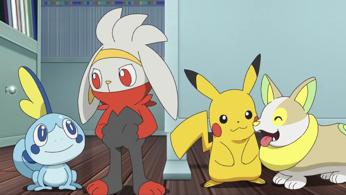 Sobble Raboot Pikachu Raboot Sobble and Yamper by AymaneDrawings on DeviantArt