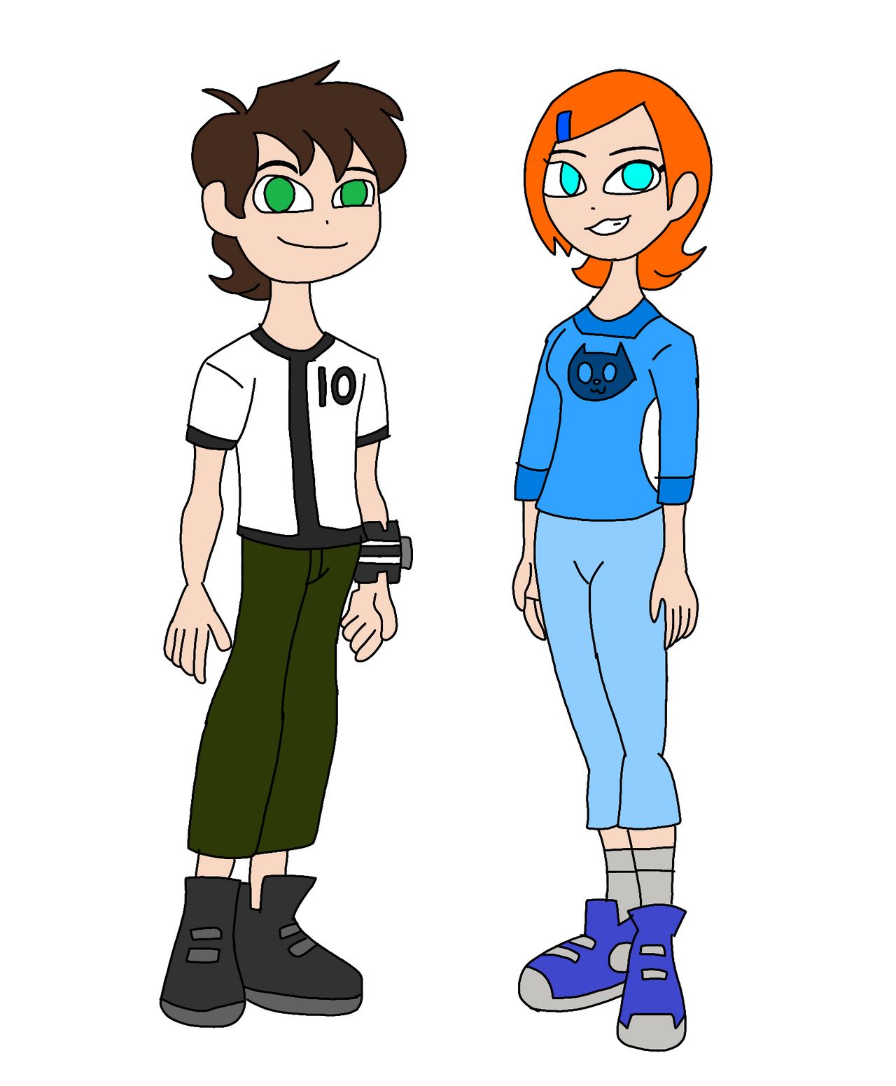Ben and Gwen by AymaneDrawings on DeviantArt