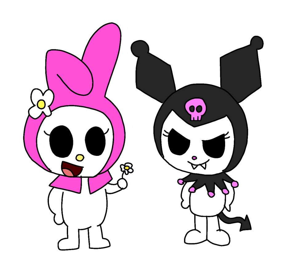 My Melody and Kuromi by AymaneDrawings on DeviantArt