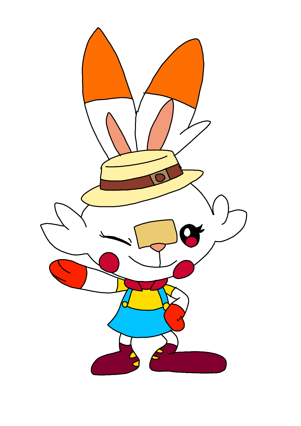 Luck Rabbit Drawing Lucky the Rabbit by AymaneDrawings on DeviantArt