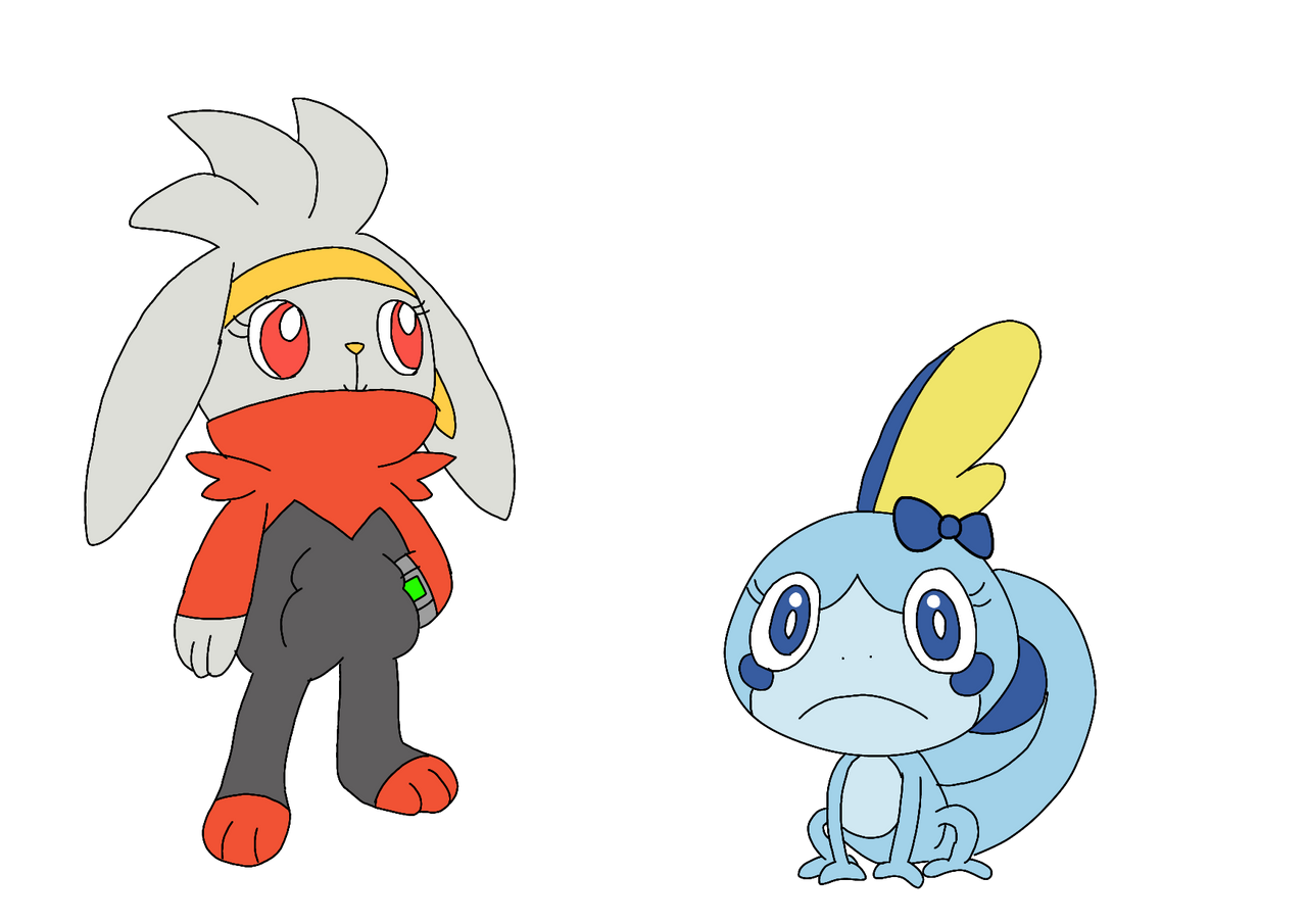 Sobble Raboot Flame The Raboot and Bubbles The Sobble by AymaneDrawings on DeviantArt