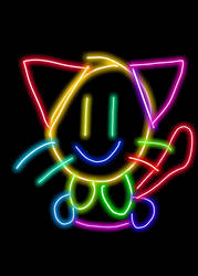 Glowy Little Cat