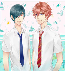 Ikuya and Kisumi!