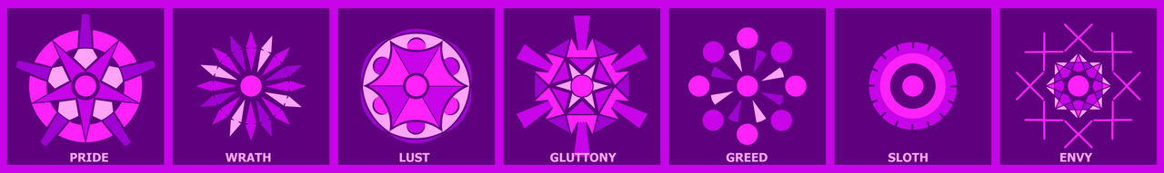 7 Deadly Sins Symbols By Hopelessfiend On Deviantart 7 Deadly Sins Symbols By Hopelessfiend On Deviantart