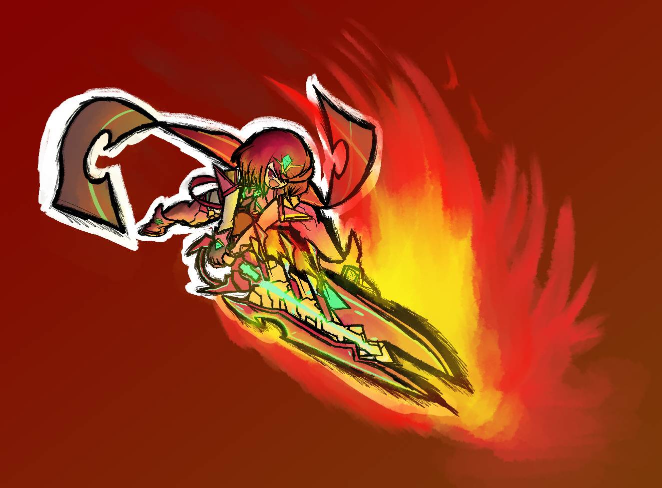 Pyra Weapon Form Pyra by JekrixLokan on DeviantArt