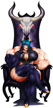 Bow to the Queen, lest you be crushed by Thighs