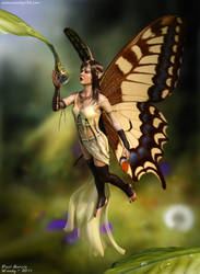 Thirsty Fairy by Woodys3d