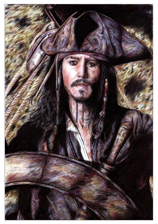 Jack Sparrow - Coloured