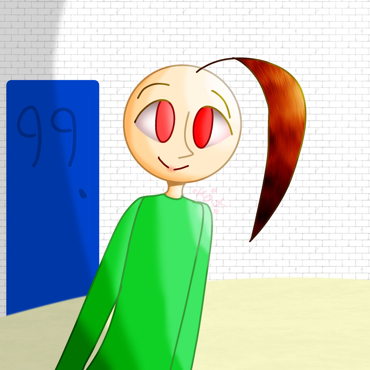 Tiny little drawing of Baldi by kat31718 on DeviantArt