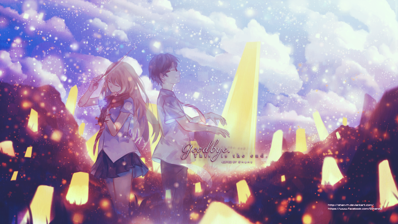 Resultado de imagem para shigatsu wa kimi no uso wallpapers