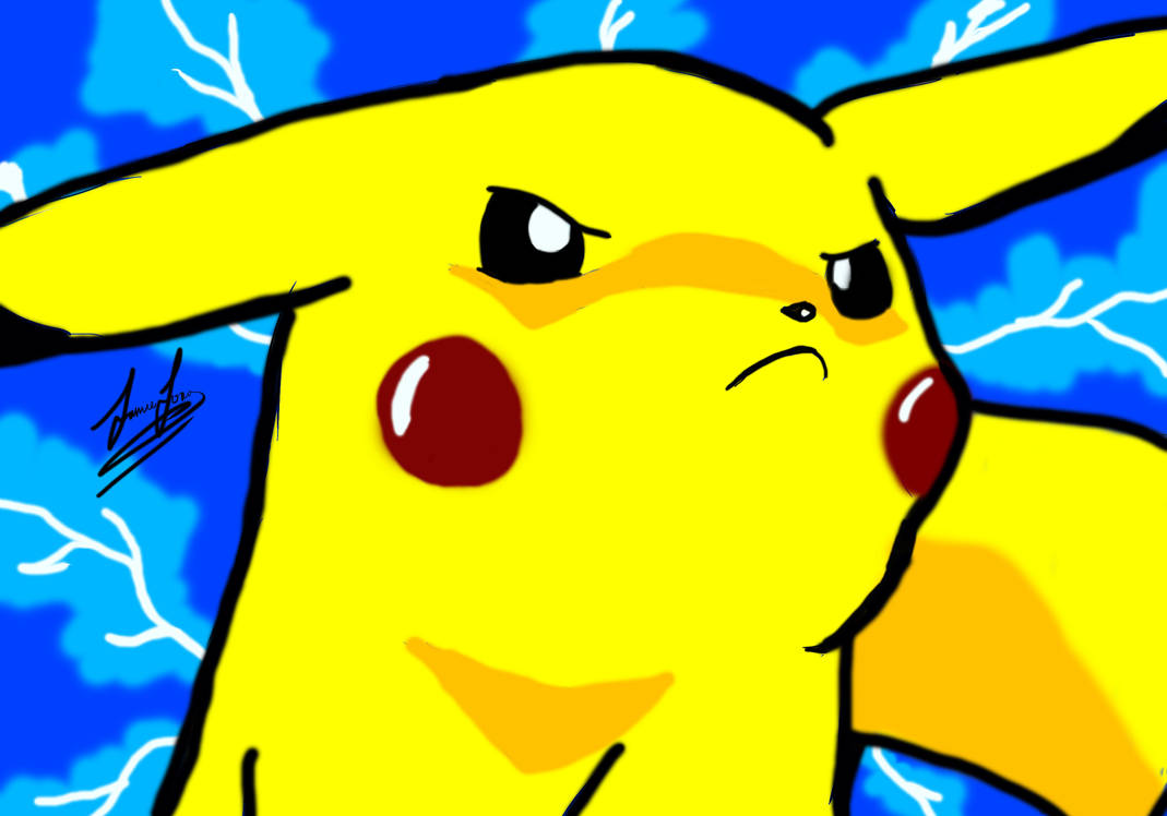 Pickachu Angry Angry Pikachu by jamtrone on DeviantArt