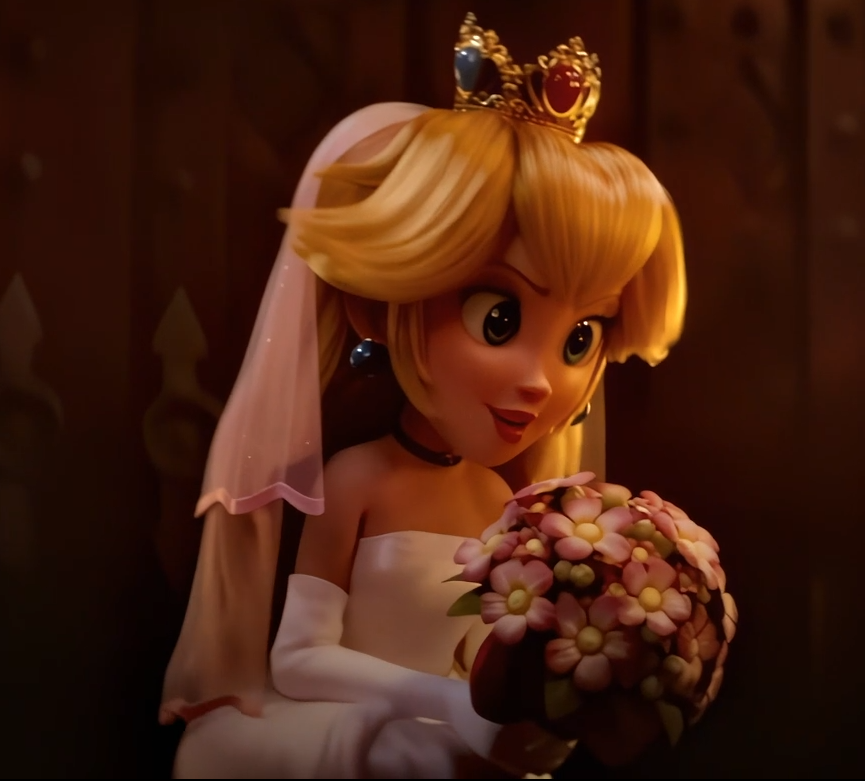 princess peach wedding dress gif Princess Peach Wedding Gown