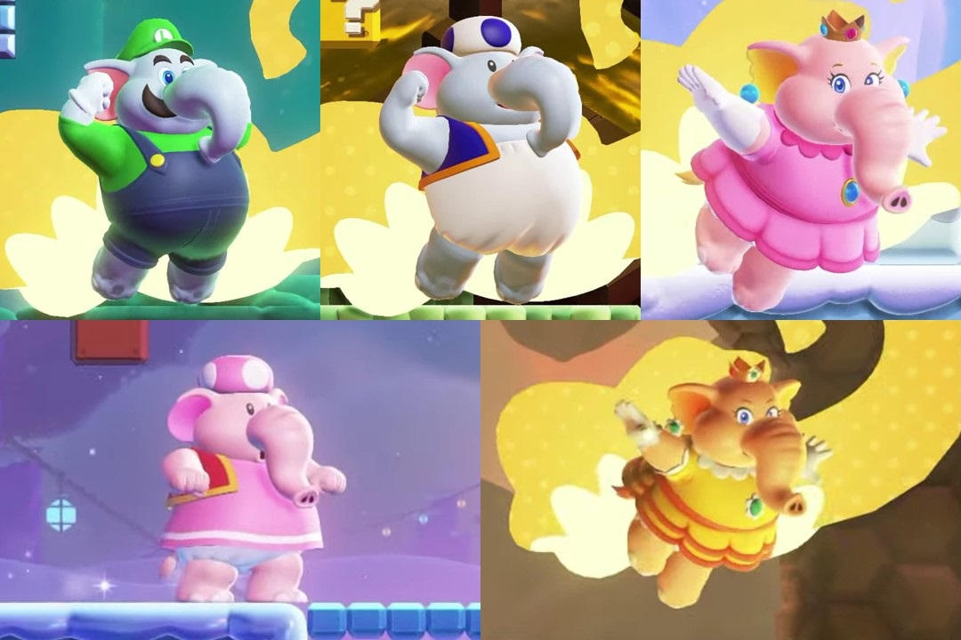 Elephant Form Other Mario characters but it's in Elephant form by ...