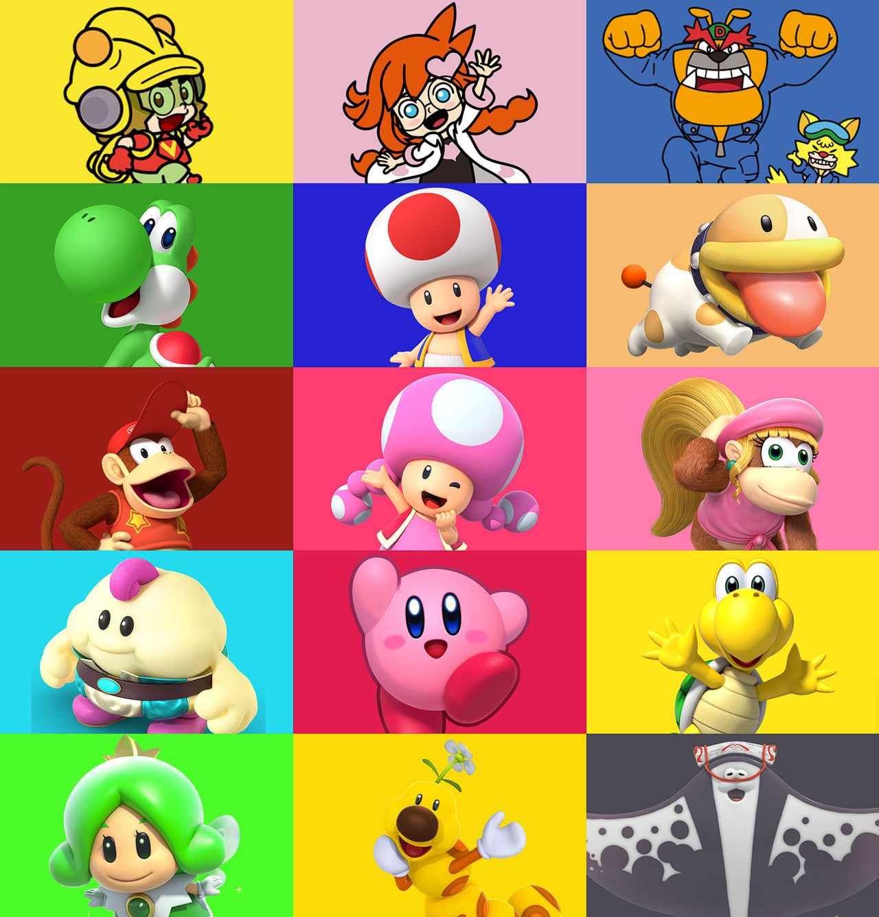 My top 15 cutest Nintendo characters (Updated) by TLHandGFFanatic64203