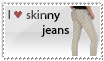 I :heart: Skinny Jeans Stamp by muffinonie