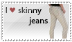 I :heart: Skinny Jeans Stamp