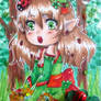 ACEO 17 : Ladybug lucky girl !