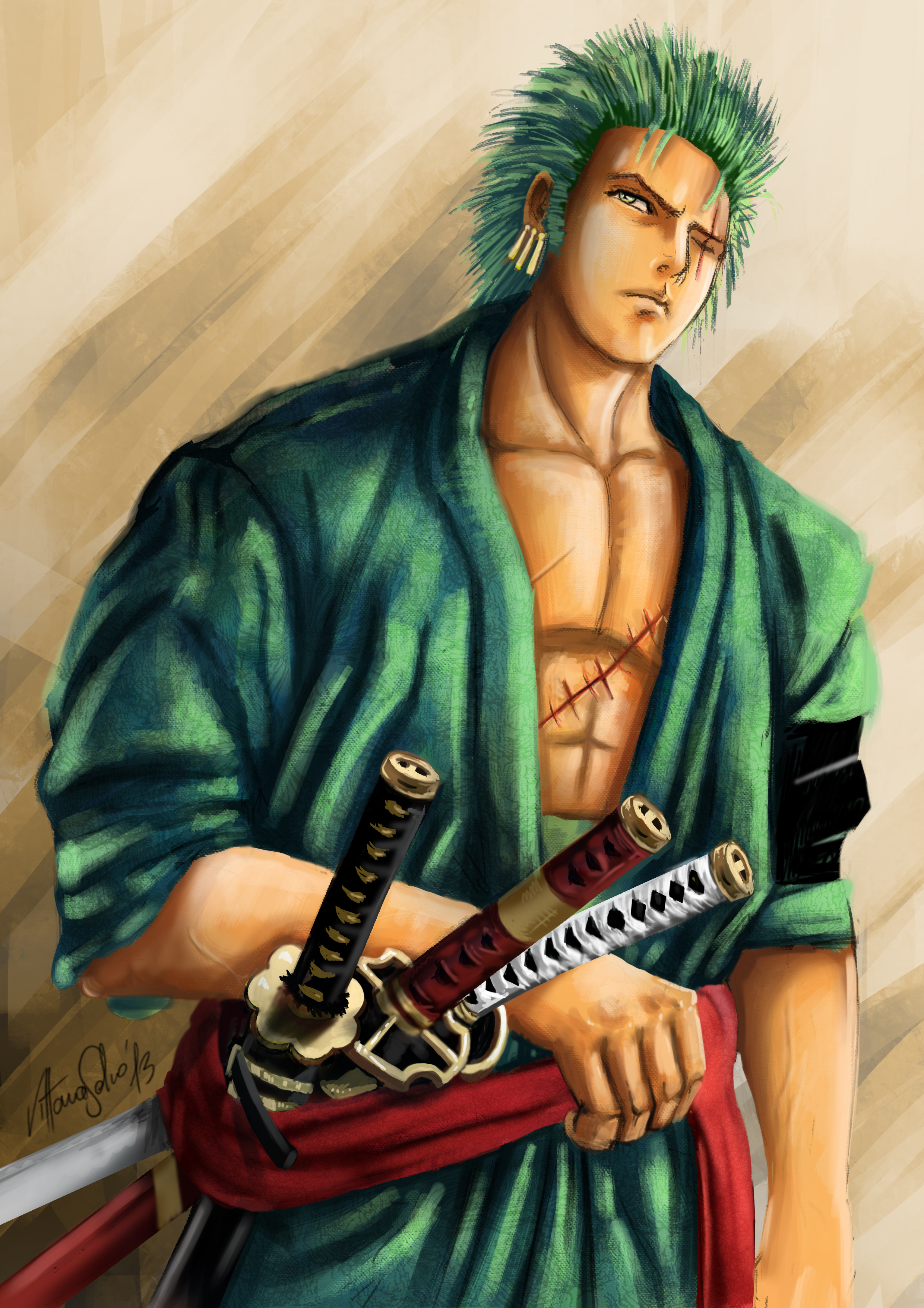 Roronoa Zoro posters by frankro on DeviantArt