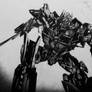 Optimus prime pencil Drawing