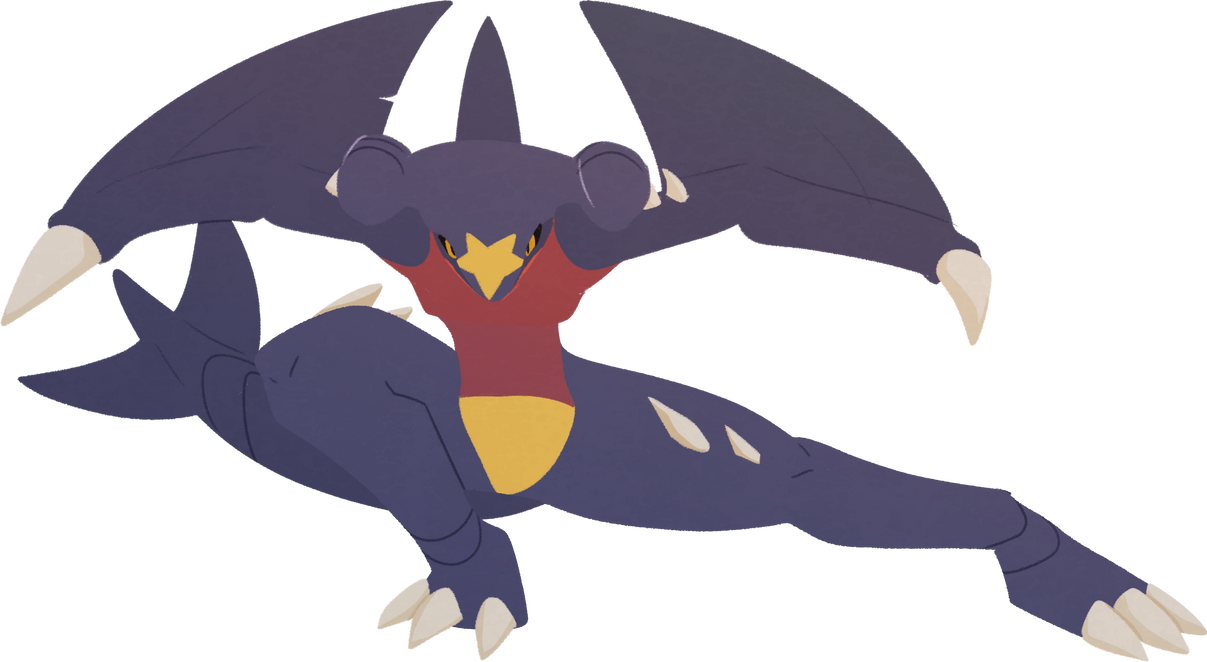 Garchomp (Sticker!!) by orbituarium on DeviantArt