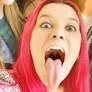 Girl Long Tongue