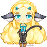 botw zelda cat wink!