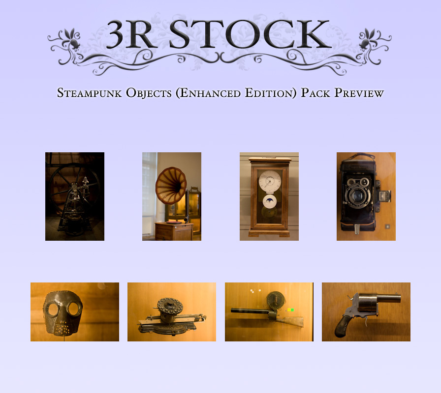Steampunk Objects Preview