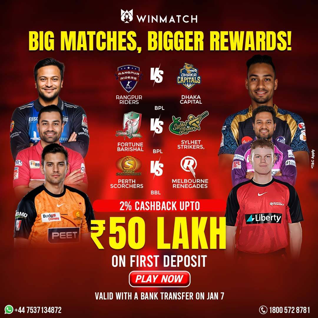 Win Big with Winmatch365  Join the Cricket Craze