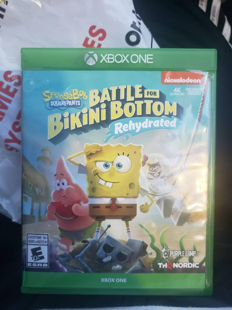 my first SpongeBob game on a console UwU by Ashydoesart on DeviantArt