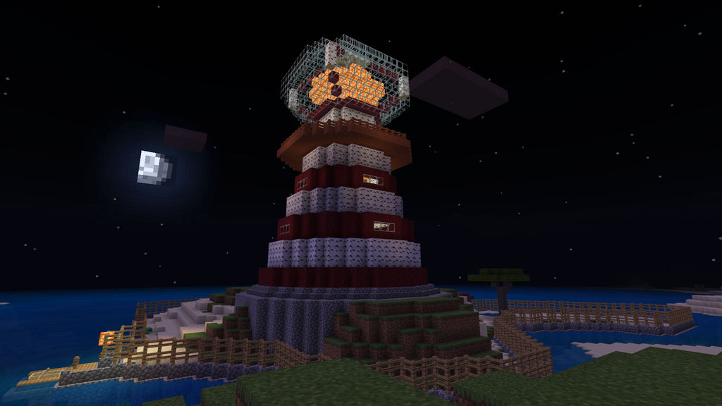 Minecraft - Night Lights by Dionette on DeviantArt