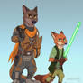 A Mandalorian and Jedi of Animlia