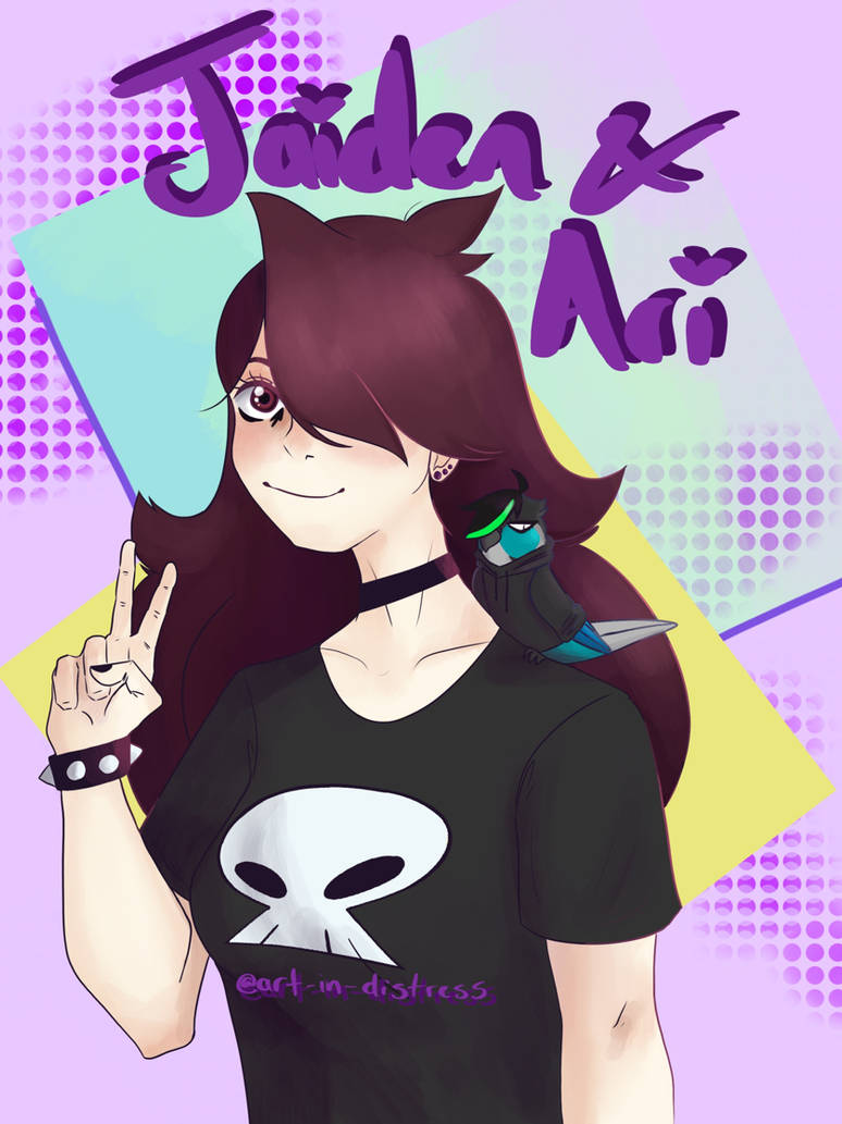 Goth!Jaiden and Ari by artindistress on DeviantArt