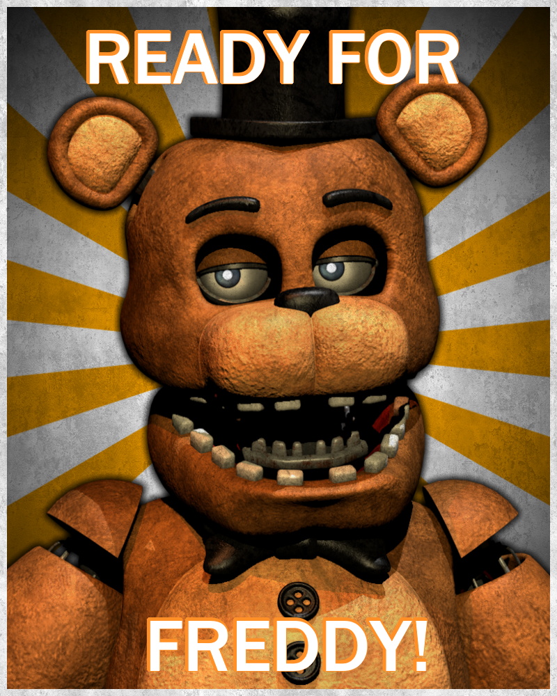 C4D  FNAF 2 W. Freddy Poster by FreeSteve007 on DeviantArt