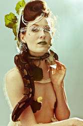 Melissa and the Snake by photosynthetique