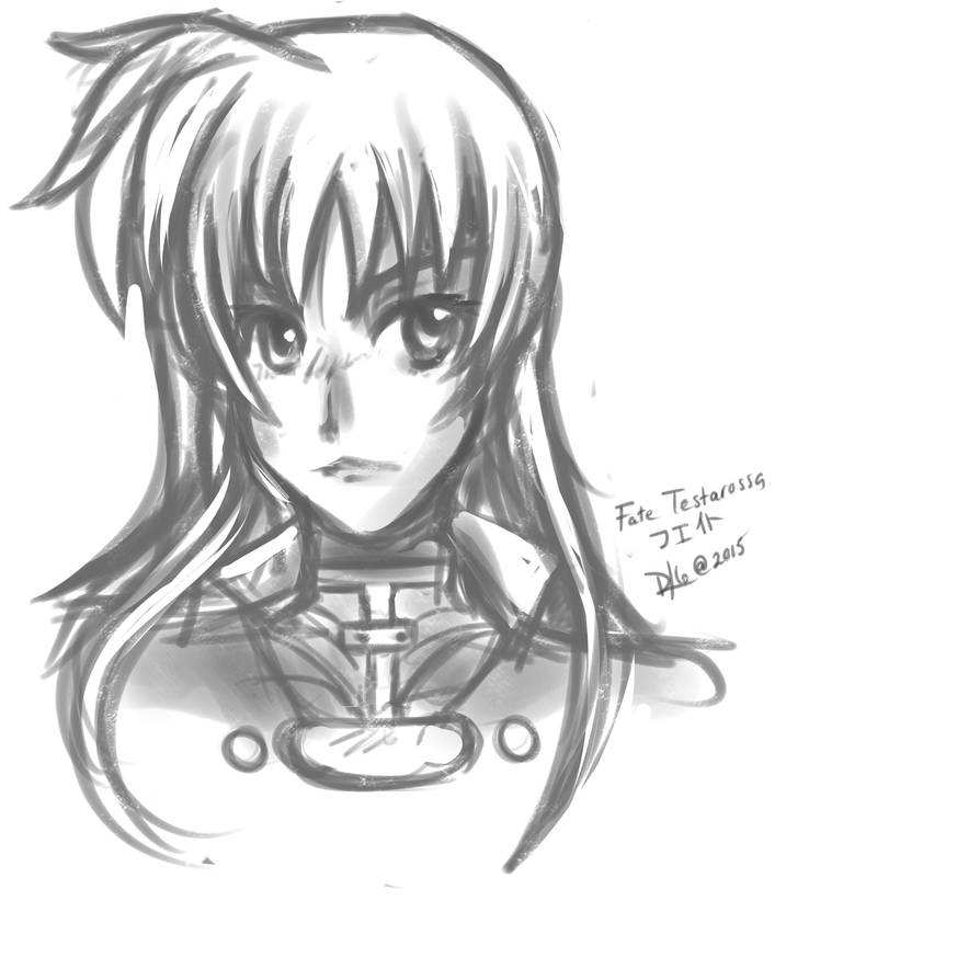 Testarossa Deviantart Fate Testarossa fanart by DeadLongGone on DeviantArt