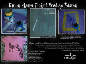 Emz Tshirt Printing Tutorial